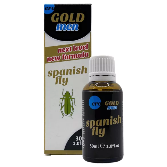 HOT ero Gold Men Spanish Fly - възбуждащи капки за мъже (30 ml)