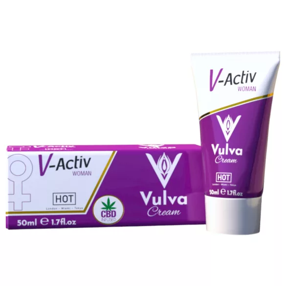Hot V-Active - стимулант интимен крем за жени - 50 мл