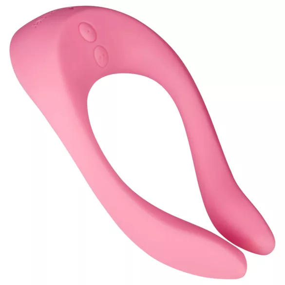 Satisfyer Endless Joy - вибратор за двойки с акумулатор - розов