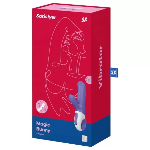 Satisfyer Magic Bunny - вибратор за клитор и вагина - водоустойчив - син