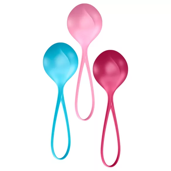 Satisfyer - вагинални топчета за упражнения - комплект 3 броя