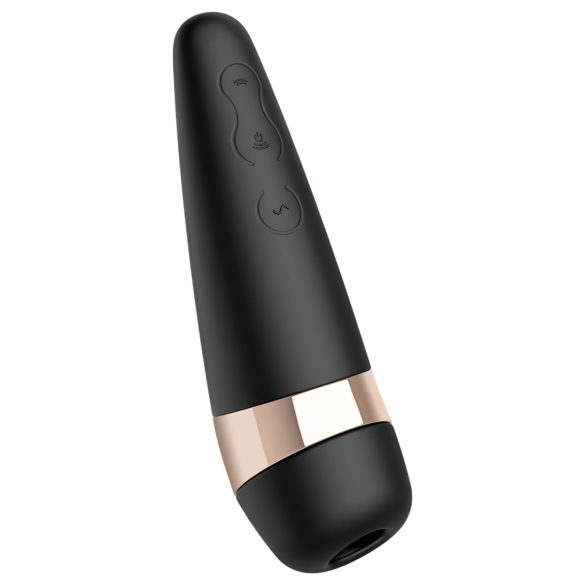 Satisfyer Pro 3+ - водоустойчив клиторен вибратор с акумулатор (черен)