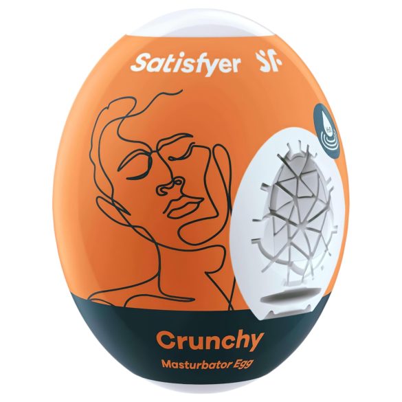 Satisfyer Egg Crunchy - яйчен мастурбатор (1 бр.)