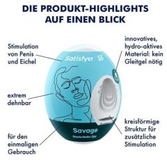   Satisfyer Egg Savage - яйце за мастурбация (1бр.)