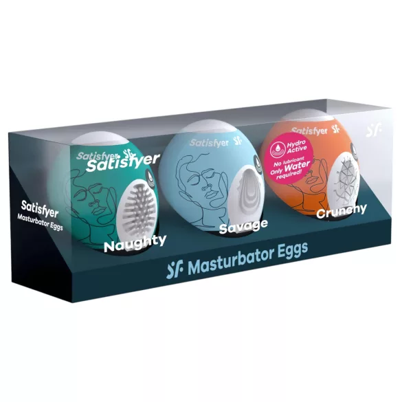 Satisfyer Egg NSC - мастурбатор яйце комплект - 3 броя