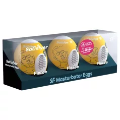   Satisfyer Egg Fierce - мастурбатор яйце комплект 3 броя