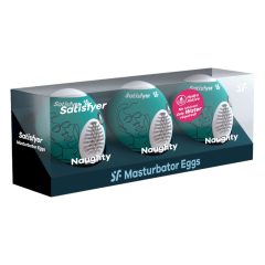   Satisfyer Egg Naughty - комплект яйца за мастурбация (3бр.)