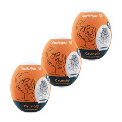   Satisfyer Egg Crunchy - комплект яйца за мастурбация (3бр.)