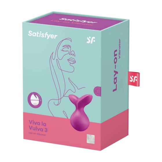Satisfyer Viva la Vulva 3 - безжичен, водоустойчив клиторен вибратор (виола)