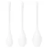 Satisfyer Yoni Power 1 - комплект вагинални топчета гейша - бял - 3 броя