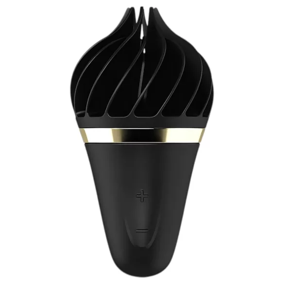 Satisfyer Sweet Treat - клиторен вибратор с акумулатор и въртяща глава - черен