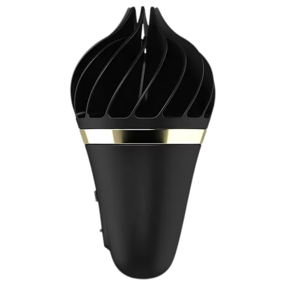 Satisfyer Sweet Treat - клиторен вибратор с акумулатор и въртяща глава - черен