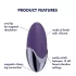 Satisfyer Purple Pleasure - вибратор за клитор с акумулаторна батерия (лилав)