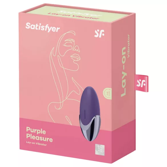 Satisfyer Purple Pleasure - вибратор за клитор с акумулаторна батерия (лилав)