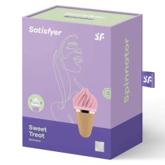   Satisfyer Sweet Treat - безжичен ротационен клиторен вибратор (розово-кафяв)