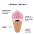 Satisfyer Sweet Treat - въртящ клиторен вибратор с акумулатор - розово-кафяв