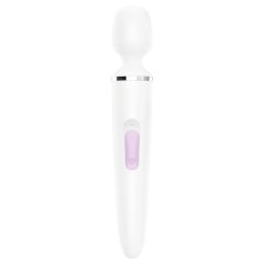   Satisfyer Wand-er Woman - водоустойчив масажен вибратор (бял)