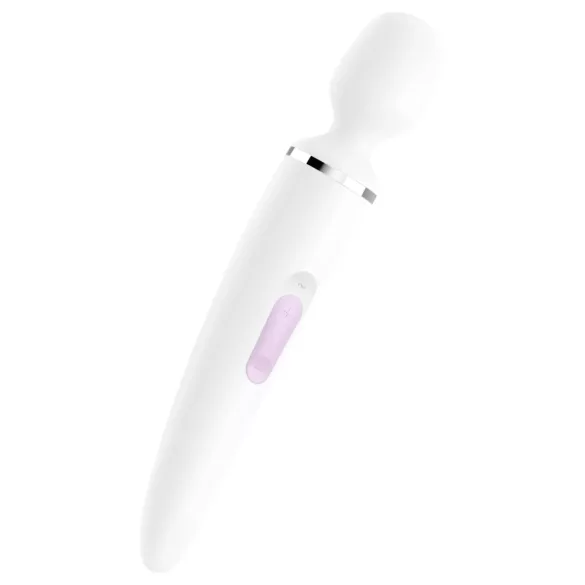 Satisfyer Wand-er Woman - водоустойчив масажор вибратор (бял)