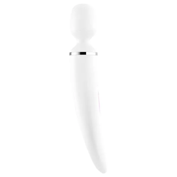 Satisfyer Wand-er Woman - водоустойчив масажор вибратор (бял)