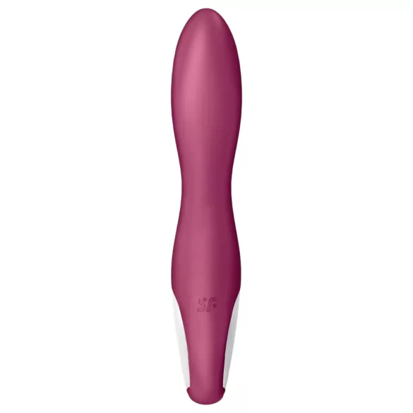 Satisfyer Heated Affair - вибратор с клиторна приставка и подгряване - червен