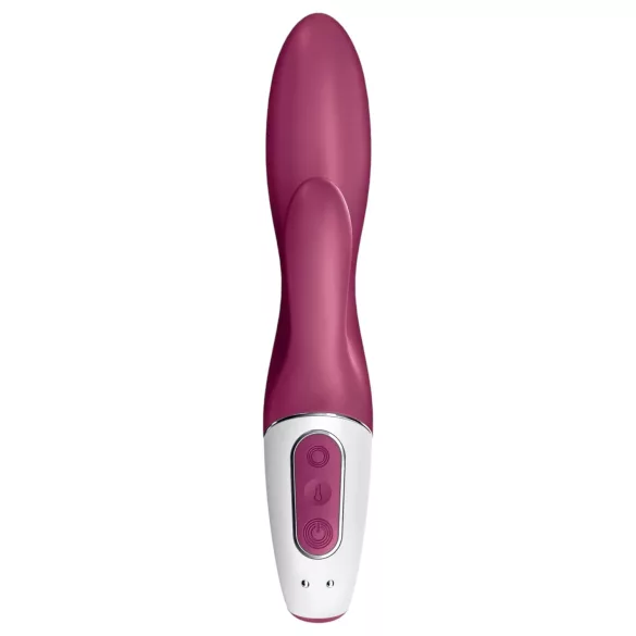 Satisfyer Heated Affair - вибратор с клиторна приставка и подгряване - червен