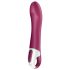 Satisfyer Big Heat - презареждащ се G-точка вибратор с подгряване - червен