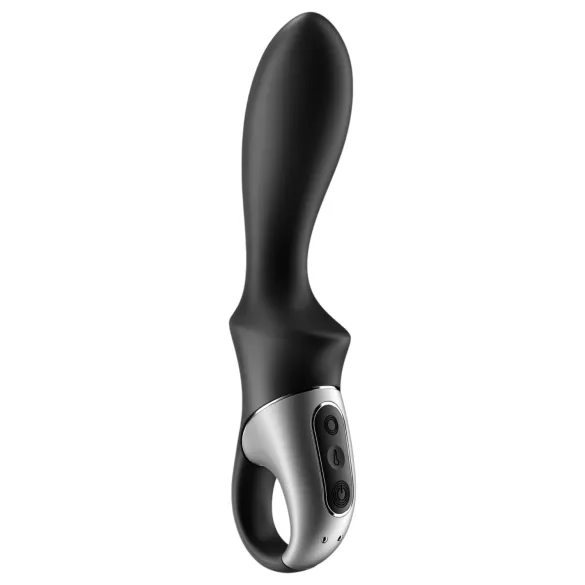 Satisfyer Heat Climax - анален вибратор с подгряване, управляван чрез приложение (черен)