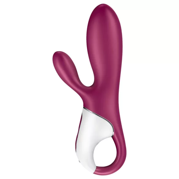 Satisfyer Hot Bunny - вибратор с нагряващо се клиторно раменце с управление чрез приложение (червен)