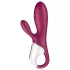 Satisfyer Hot Bunny - вибратор с нагряващо се клиторно раменце с управление чрез приложение (червен)