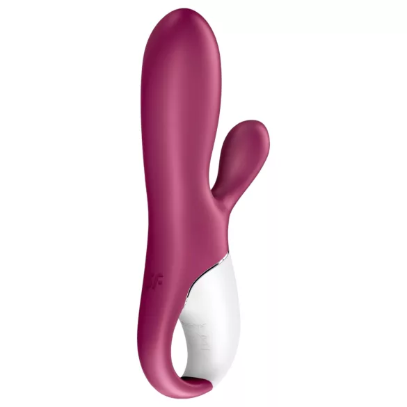 Satisfyer Hot Bunny - вибратор с нагряващо се клиторно раменце с управление чрез приложение (червен)