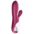 Satisfyer Hot Bunny - вибратор с нагряващо се клиторно раменце с управление чрез приложение (червен)