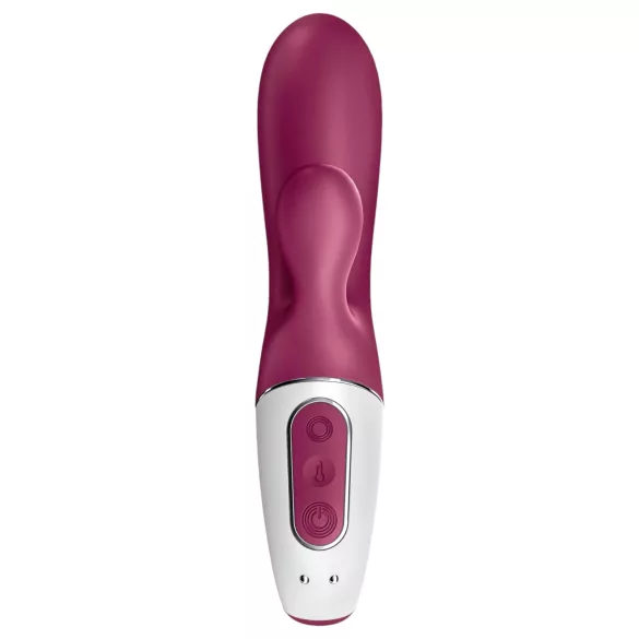 Satisfyer Hot Bunny - вибратор с нагряващо се клиторно раменце с управление чрез приложение (червен)