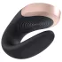 Satisfyer Double Love - вибратор за двойки с дистанционно управление - черен