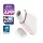 Satisfyer Love Triangle - вибратор за клитора с въздушни вълни - бял