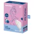 Satisfyer Love Triangle - вибратор за клитор с въздушни вълни с управление чрез приложение (бял)