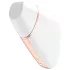 Satisfyer Love Triangle - вибратор за клитор с въздушни вълни с управление чрез приложение (бял)