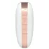 Satisfyer Love Triangle - вибратор за клитор с въздушни вълни с управление чрез приложение (бял)
