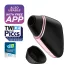 Satisfyer Love Triangle - вибратор с въздушни вълни за клитор - черен