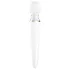 Satisfyer Double Wand-er - вибратор масажор с управление чрез приложение (бял)