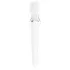 Satisfyer Double Wand-er - вибратор масажор с управление чрез приложение (бял)