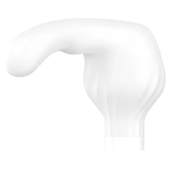 Satisfyer Double Wand-er - вибратор масажор с управление чрез приложение (бял)