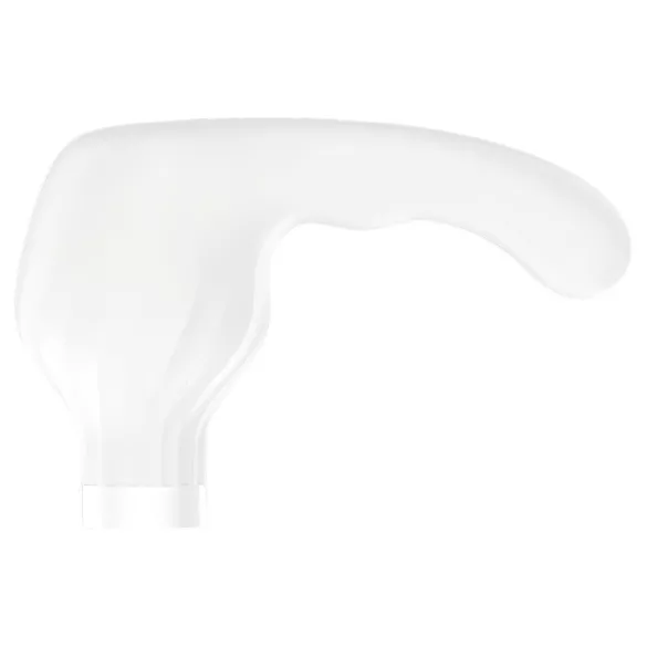 Satisfyer Double Wand-er - вибратор масажор с управление чрез приложение (бял)