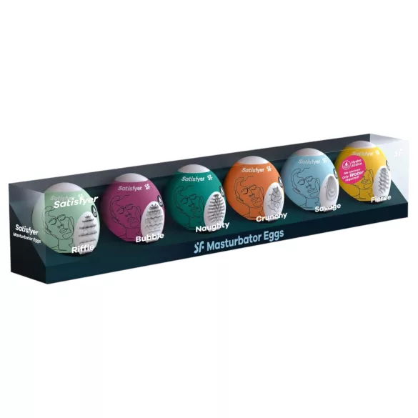 Satisfyer Egg Set - комплект яйца мастурбатори (6 броя)