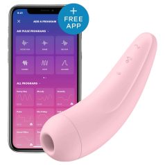   Satisfyer Curvy 2+ - умен въздушен клиторстимулатор (розов)