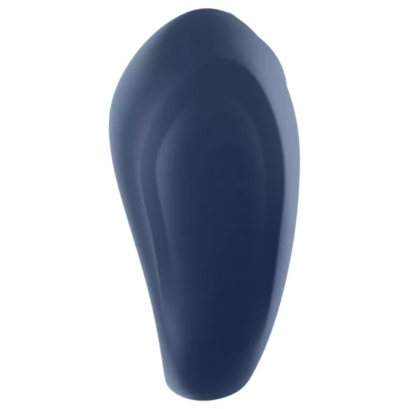 Satisfyer Strong One - Вибриращ пръстен за пенис с управление чрез приложение, за мъже (син)