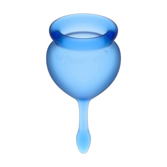 Satisfyer Feel Good - комплект менструални чашки (сини) - 2бр.