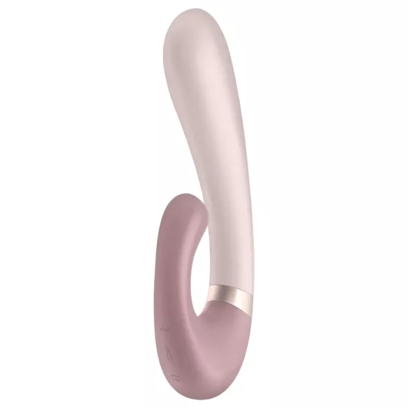 Satisfyer Heat Wave - вибратор с подгряване, управляван чрез приложение (бежов)
