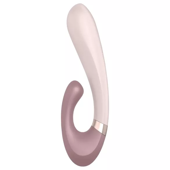 Satisfyer Heat Wave - вибратор с подгряване, управляван чрез приложение (бежов)