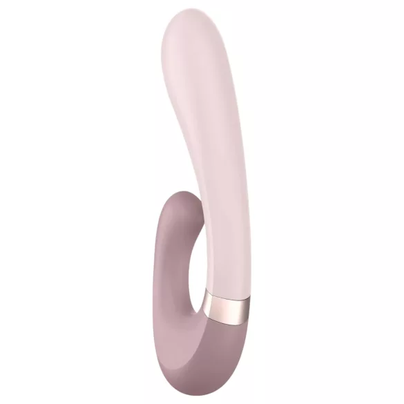 Satisfyer Heat Wave - вибратор с подгряване, управляван чрез приложение (бежов)