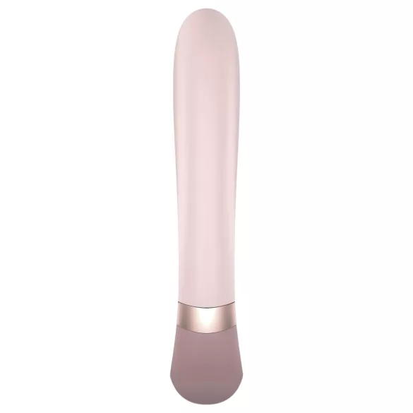 Satisfyer Heat Wave - вибратор с подгряване, управляван чрез приложение (бежов)
